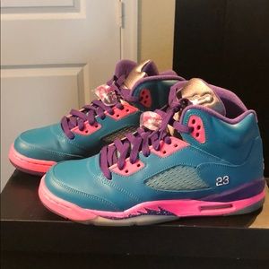 Girls Air Jordan 5 Retro (GS) Size-7y